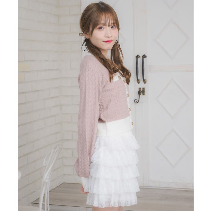 ケーブルヴィンテージカーデ | RETRO GIRL | 詳細画像24 