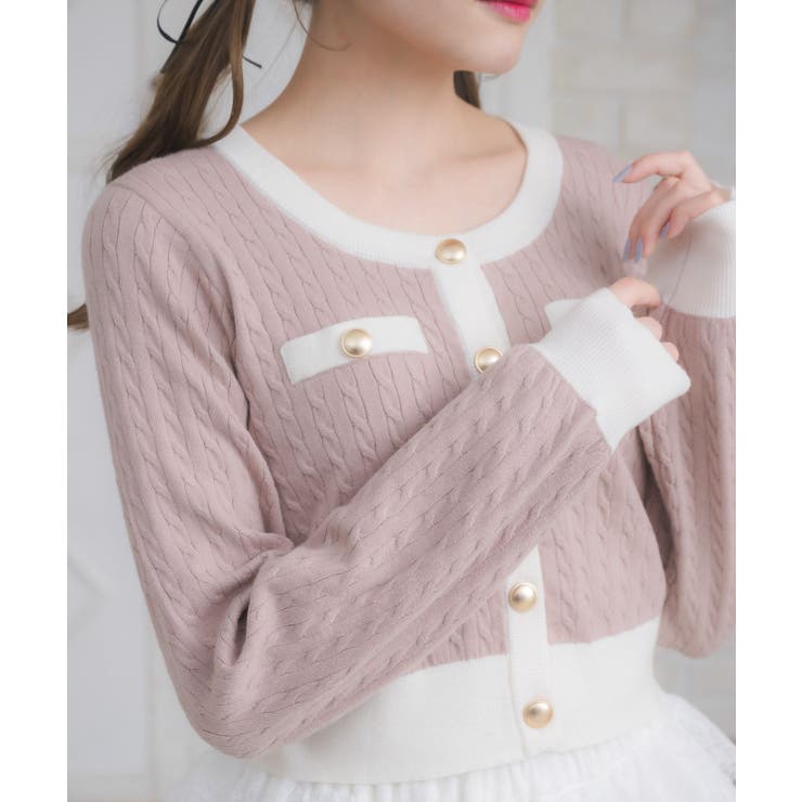 ケーブルヴィンテージカーデ | RETRO GIRL | 詳細画像28 