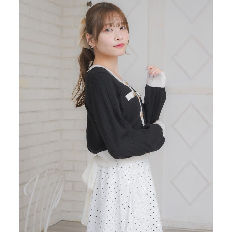 ケーブルヴィンテージカーデ | RETRO GIRL | 詳細画像8 