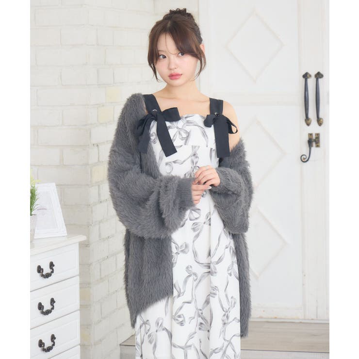 リボンストラップロングOP | RETRO GIRL | 詳細画像10 