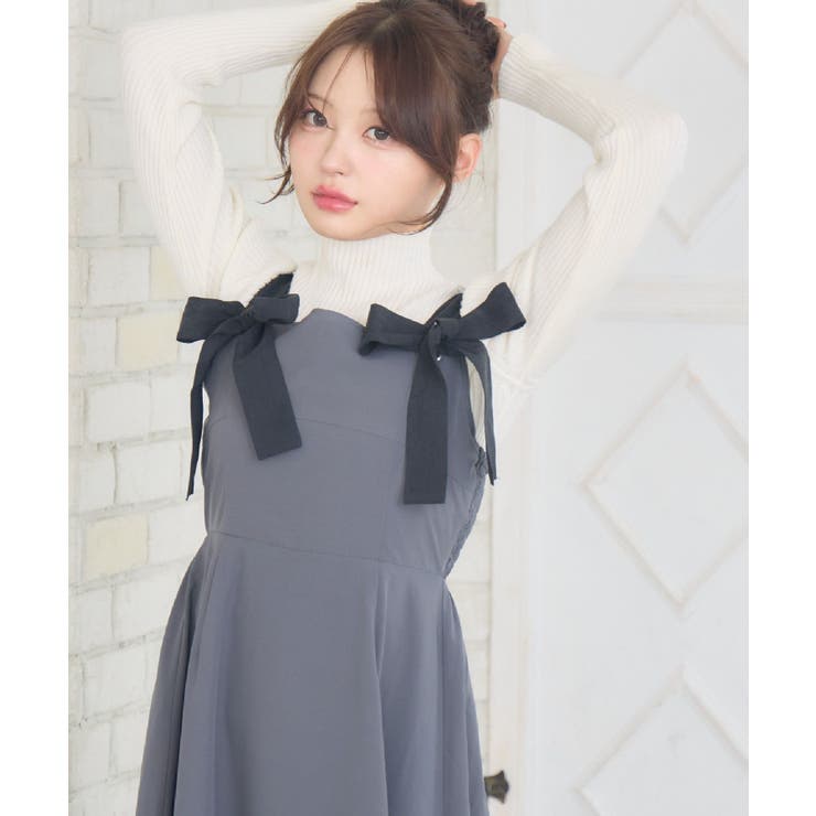 リボンストラップロングOP | RETRO GIRL | 詳細画像23 