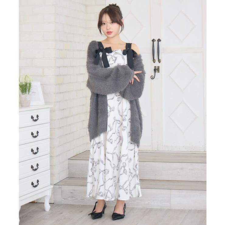 リボンストラップロングOP | RETRO GIRL | 詳細画像6 