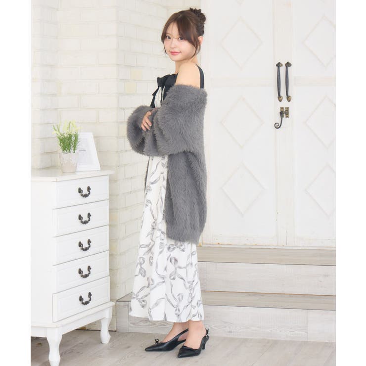 リボンストラップロングOP | RETRO GIRL | 詳細画像9 