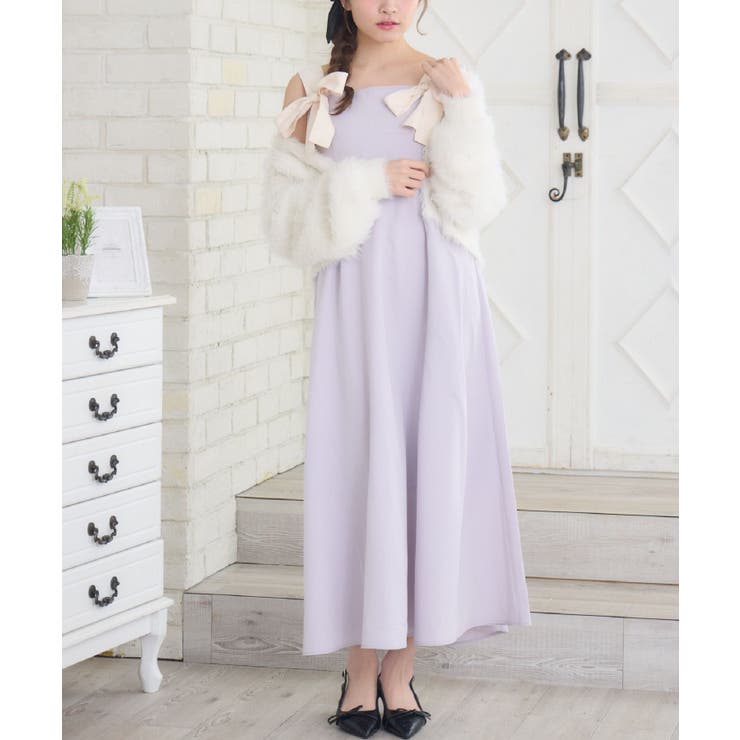 PPL0 | リボンストラップロングOP | RETRO GIRL