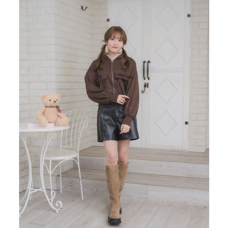 スエードリボンパーカー | RETRO GIRL | 詳細画像22 