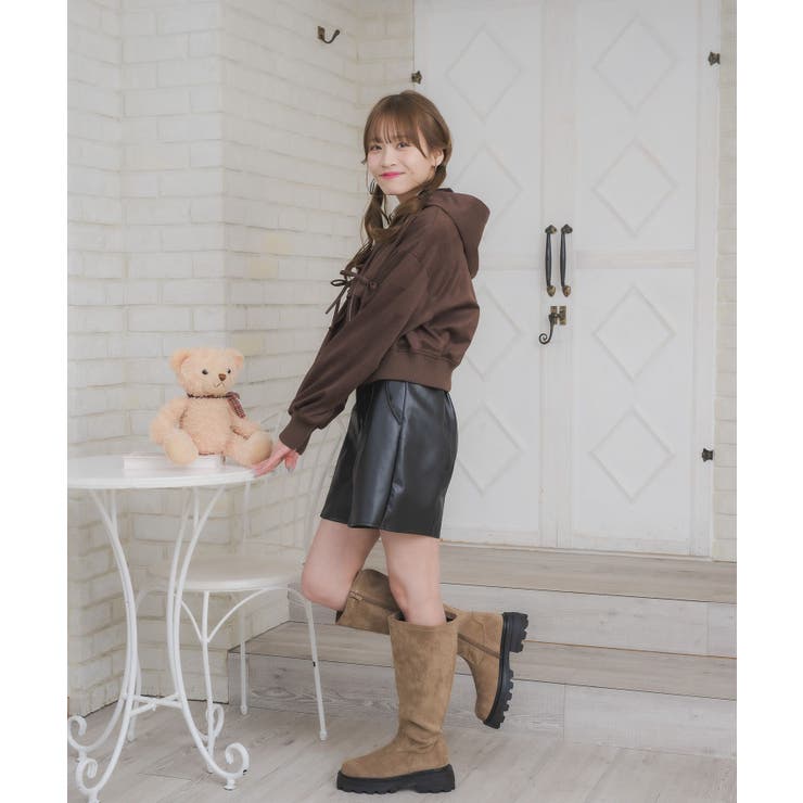 スエードリボンパーカー | RETRO GIRL | 詳細画像25 