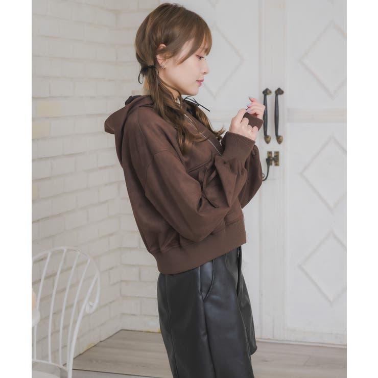 スエードリボンパーカー | RETRO GIRL | 詳細画像27 