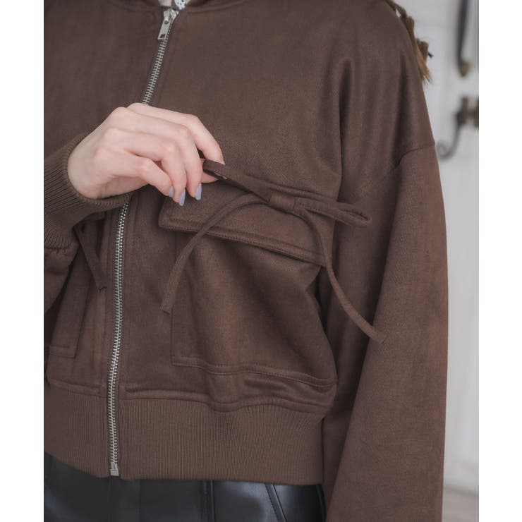 スエードリボンパーカー | RETRO GIRL | 詳細画像30 