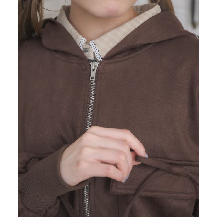 スエードリボンパーカー | RETRO GIRL | 詳細画像31 