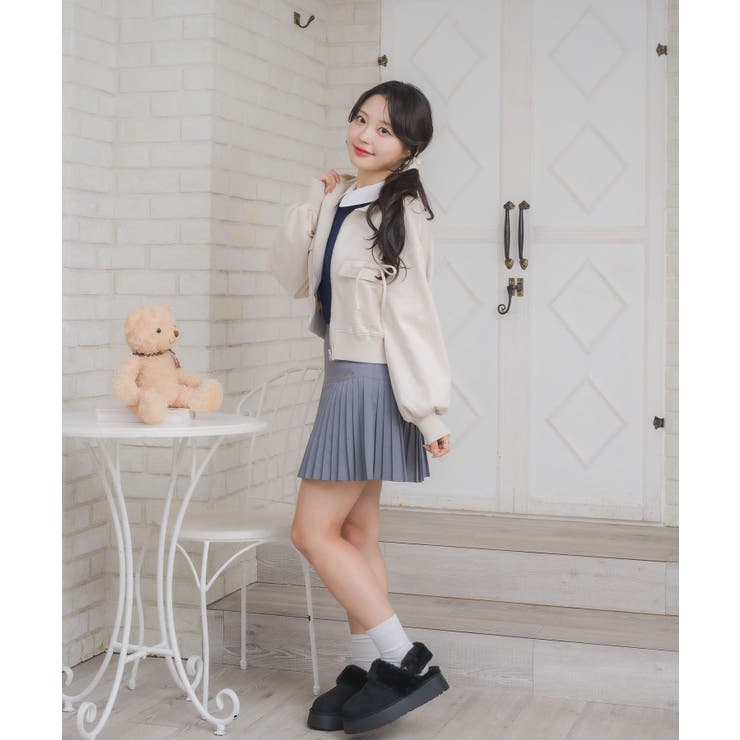 スエードリボンパーカー | RETRO GIRL | 詳細画像5 