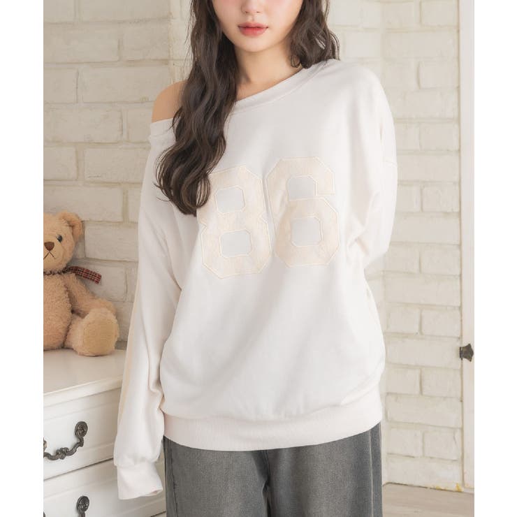 WHT4 | ワンショルトレーナー | RETRO GIRL