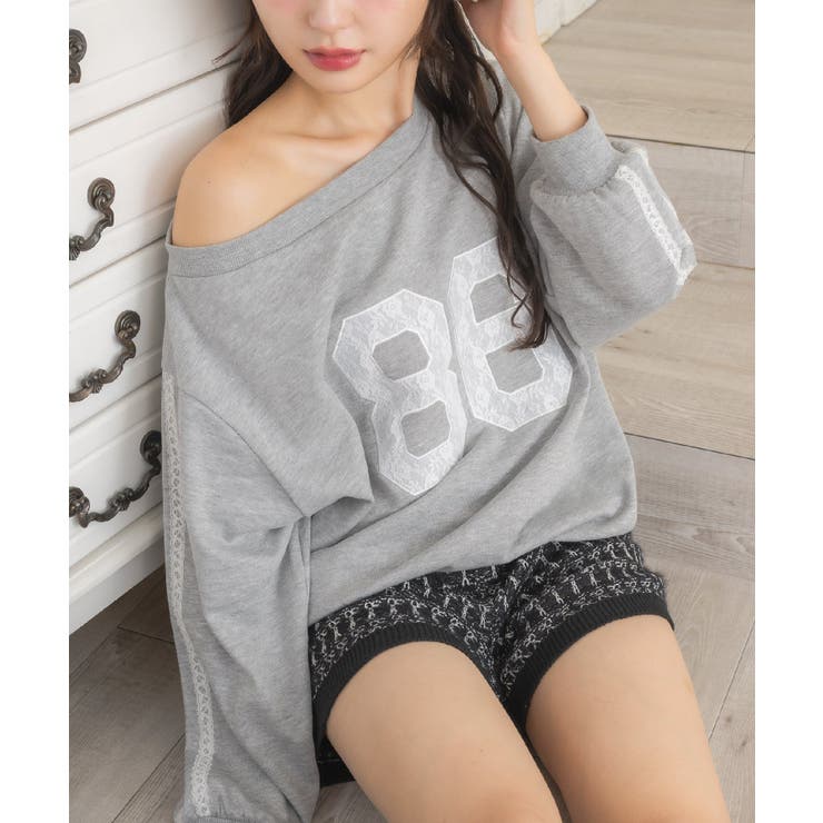 GRY1 | ワンショルトレーナー | RETRO GIRL