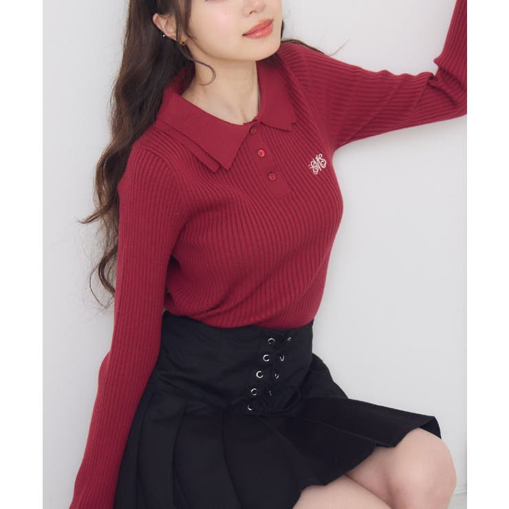 2枚襟リブNTPO | RETRO GIRL | 詳細画像1 