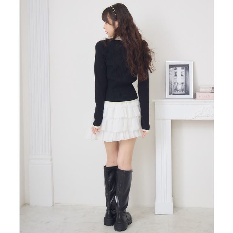 2枚襟リブNTPO | RETRO GIRL | 詳細画像14 