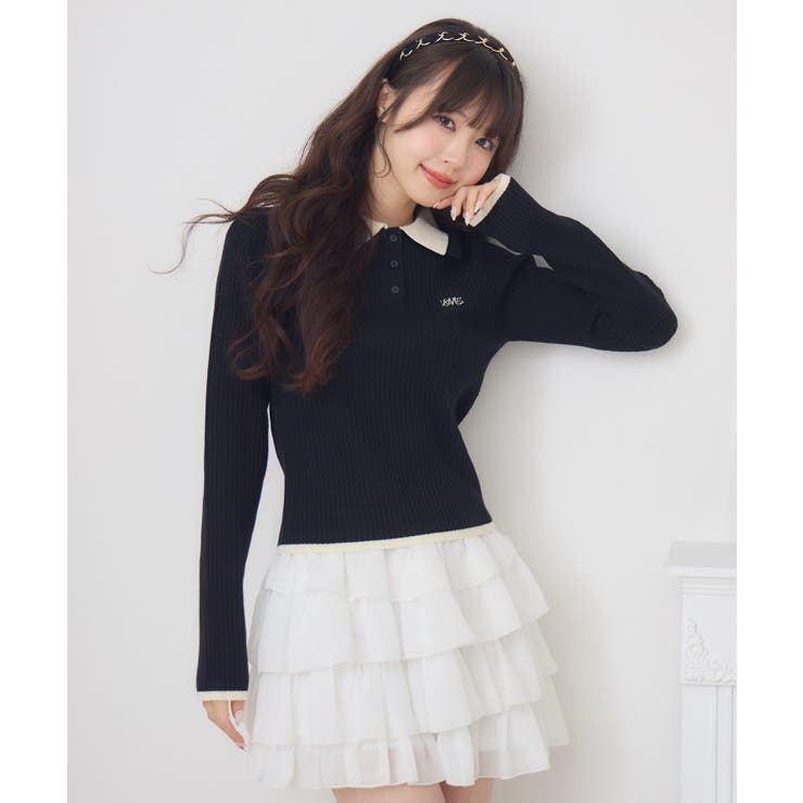 2枚襟リブNTPO | RETRO GIRL | 詳細画像16 