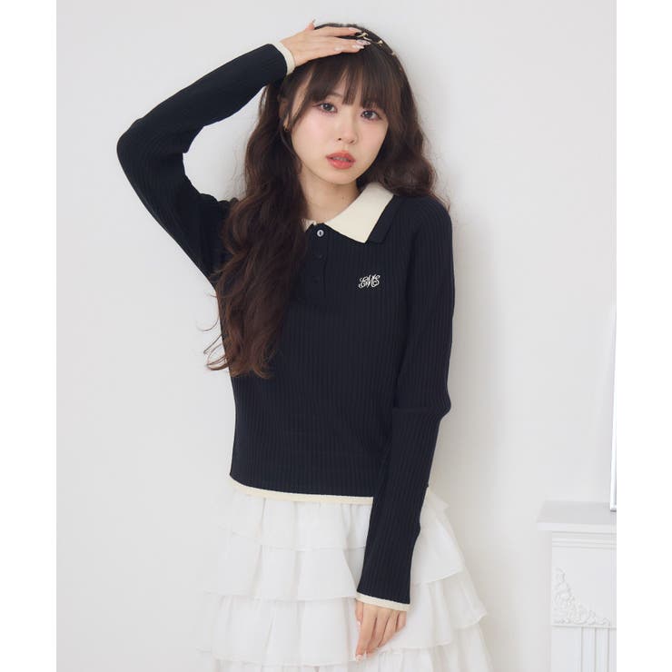 2枚襟リブNTPO | RETRO GIRL | 詳細画像18 