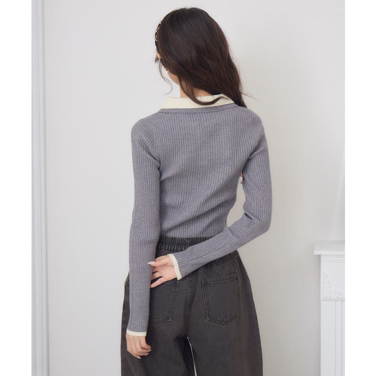 2枚襟リブNTPO | RETRO GIRL | 詳細画像35 