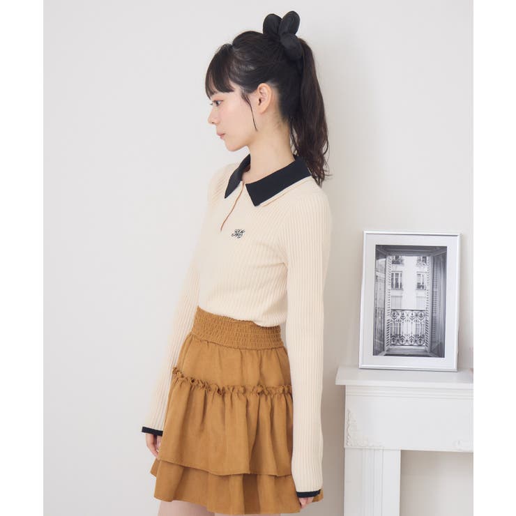 2枚襟リブNTPO | RETRO GIRL | 詳細画像8 