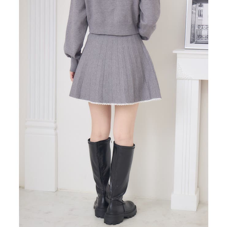 【セットアイテム】レース付きニットSETUP | RETRO GIRL | 詳細画像18 