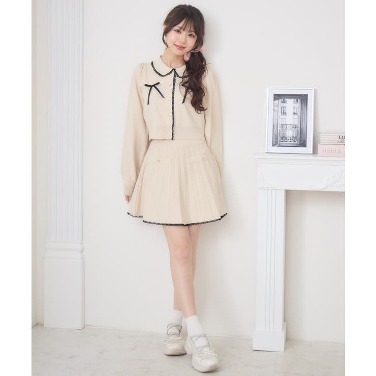 【セットアイテム】レース付きニットSETUP | RETRO GIRL | 詳細画像23 