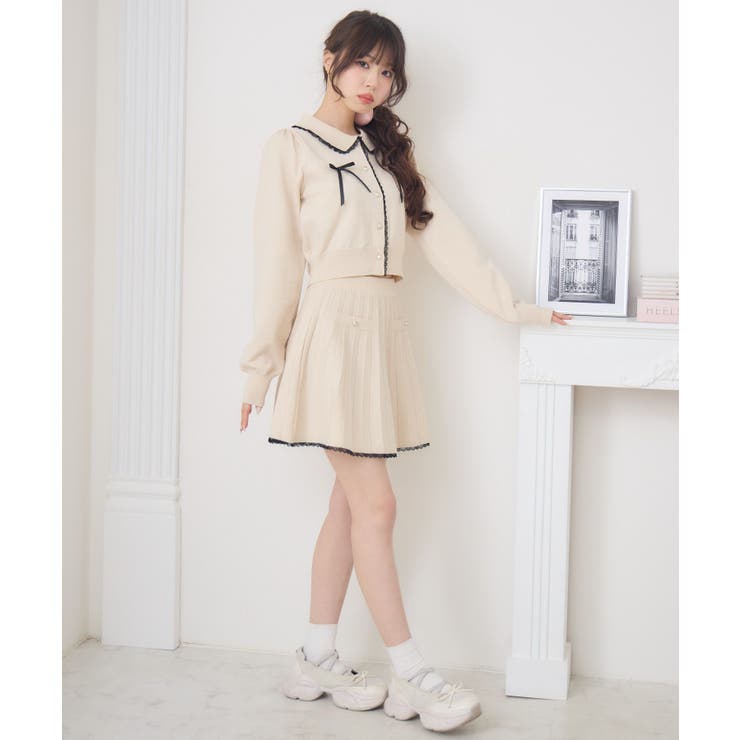 【セットアイテム】レース付きニットSETUP | RETRO GIRL | 詳細画像24 