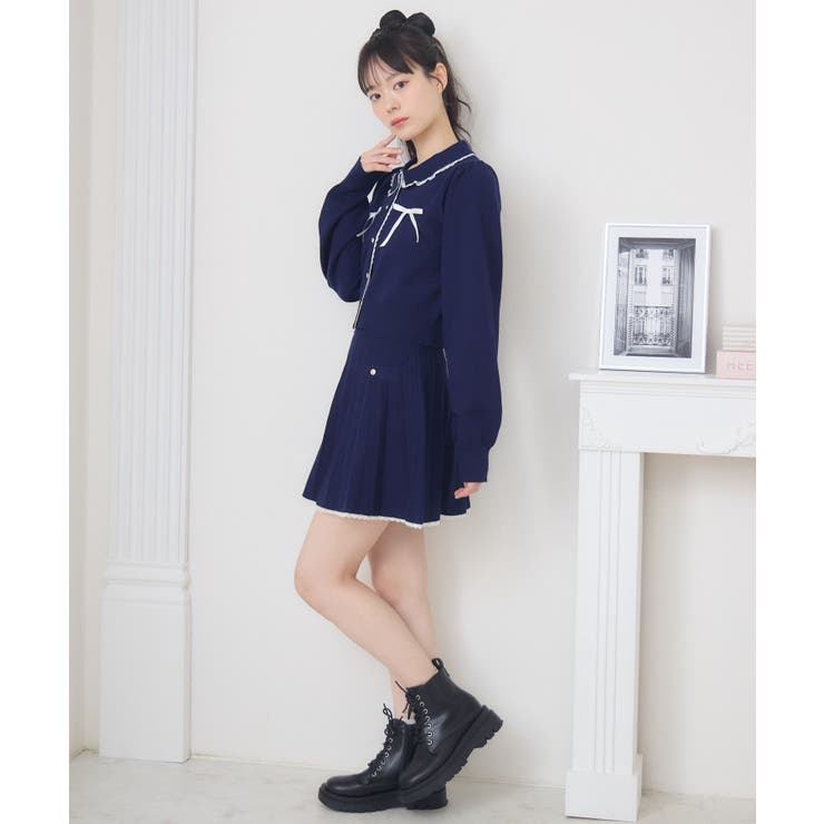 【セットアイテム】レース付きニットSETUP | RETRO GIRL | 詳細画像36 