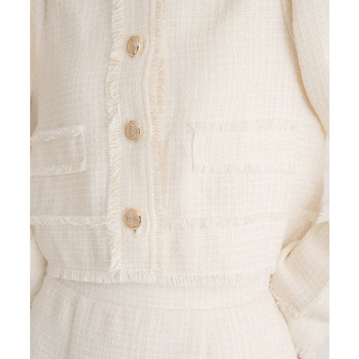 【セットアップ対応】プレート付ラメツイードJK | RETRO GIRL | 詳細画像34 