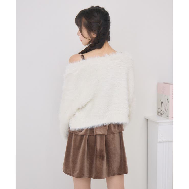 レースアップベロアキャミOP | RETRO GIRL | 詳細画像11 