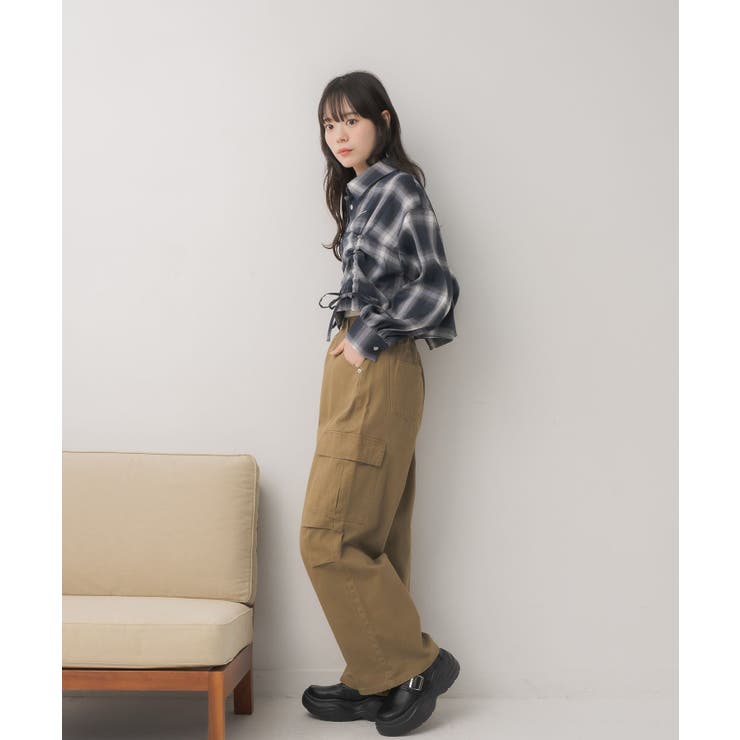 フロントドロストチェックSH | RETRO GIRL | 詳細画像21 