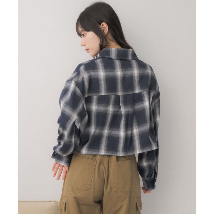 フロントドロストチェックSH | RETRO GIRL | 詳細画像24 