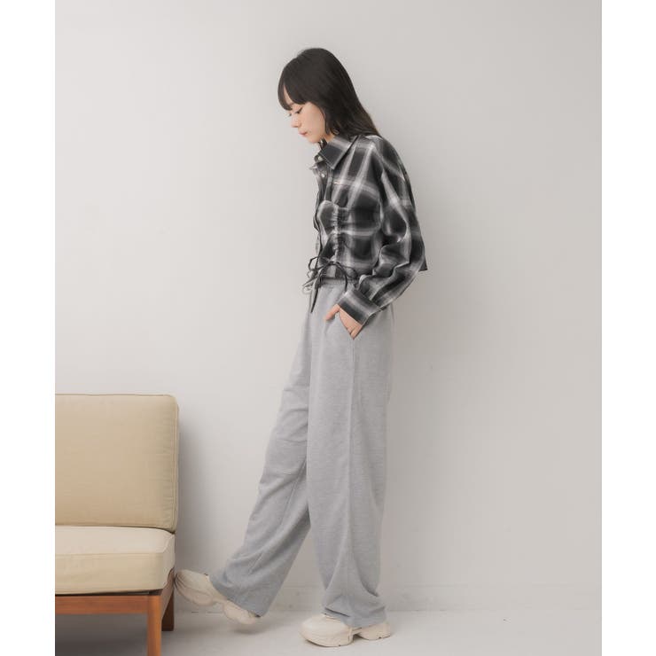 フロントドロストチェックSH | RETRO GIRL | 詳細画像5 