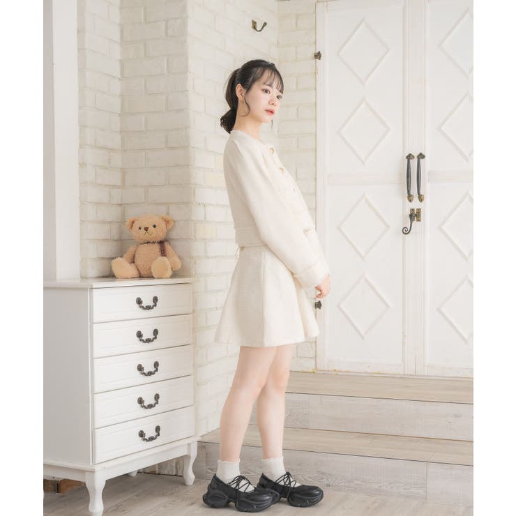 【セットアップ対応】バックレースアップミニSK | RETRO GIRL | 詳細画像5 