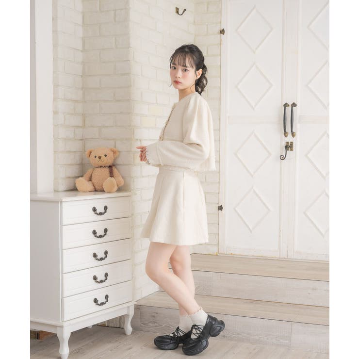 【セットアップ対応】バックレースアップミニSK | RETRO GIRL | 詳細画像7 