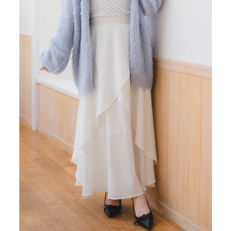 WHT4 | バックリボンフレアSK | RETRO GIRL