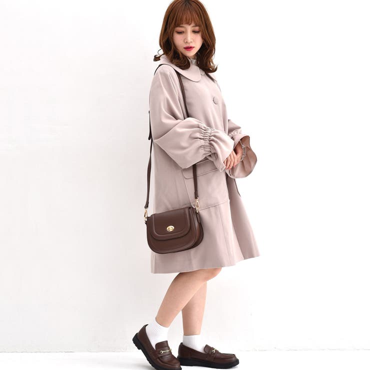 ○Emsexcite○ 丸衿デカ釦コート[品番：RTGW0001426]｜RETRO  GIRL（レトロガール）のレディースファッション通販｜SHOPLIST（ショップリスト）