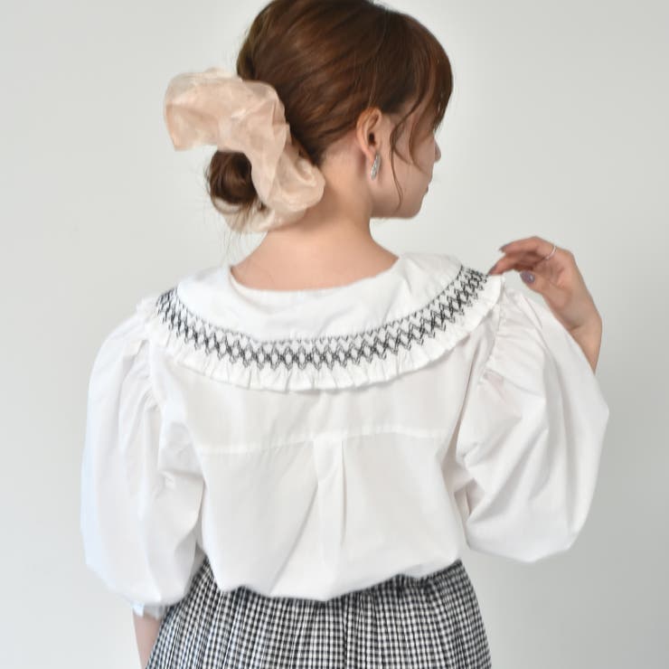 ◎Emsexcite◎ スモッキング刺繍BL[品番：RTGW0004482]｜RETRO GIRL