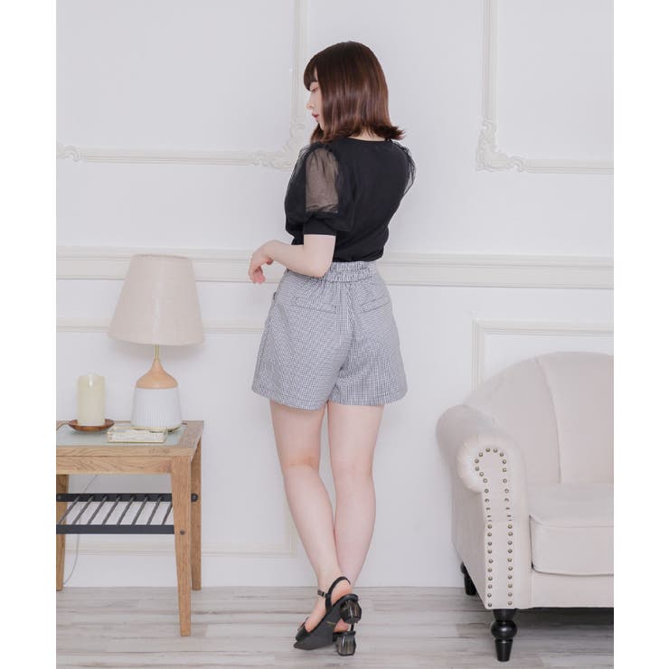 パフ袖シャーリングCT | RETRO GIRL | 詳細画像12 