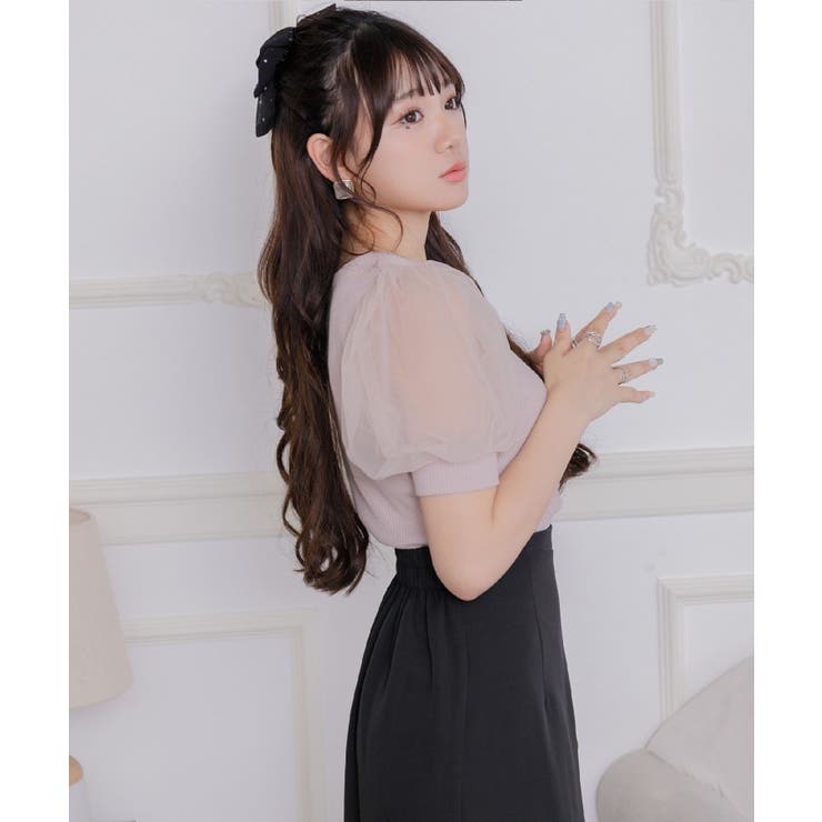 パフ袖シャーリングCT | RETRO GIRL | 詳細画像24 