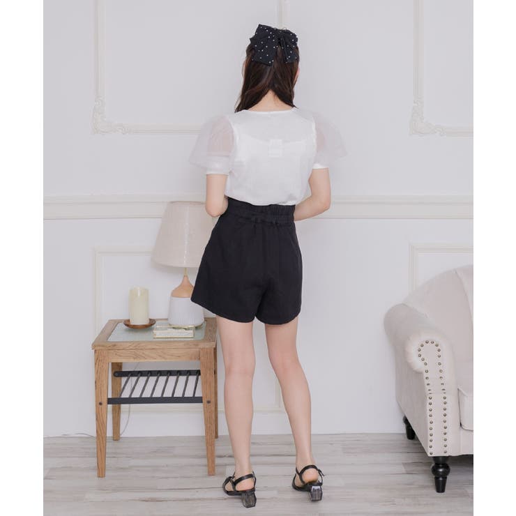 パフ袖シャーリングCT | RETRO GIRL | 詳細画像5 