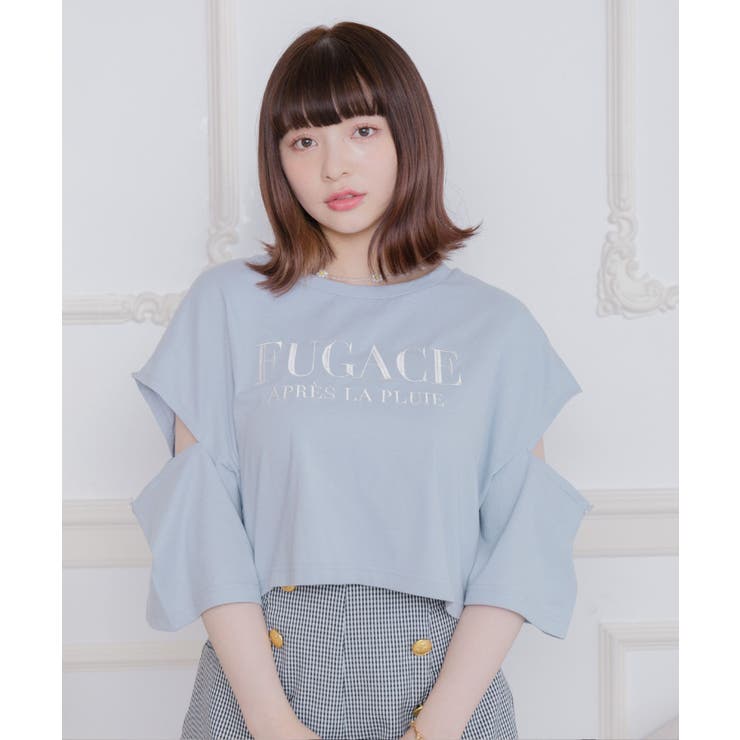 肩あきロゴ刺繍Tee | RETRO GIRL | 詳細画像20 