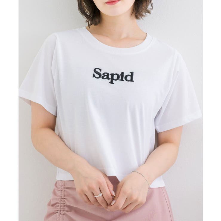 ウレタン刺繍TEE[品番：RTGW0007146]｜RETRO GIRL（レトロガール