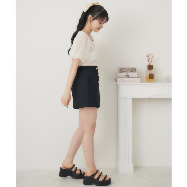 ツイードW釦SPT | RETRO GIRL | 詳細画像3 