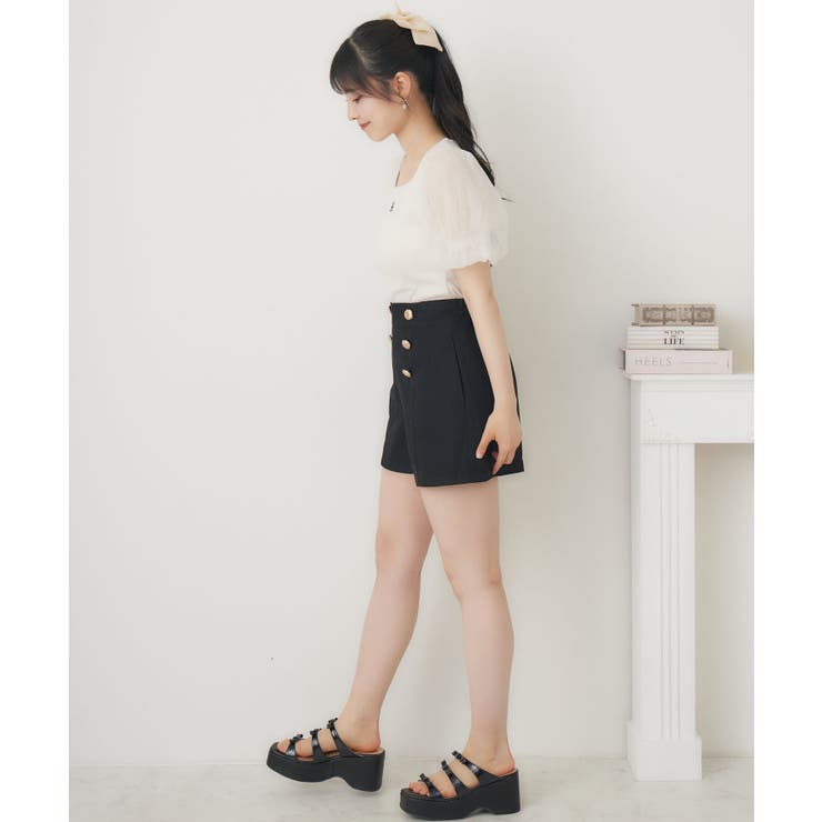 ツイードW釦SPT | RETRO GIRL | 詳細画像4 