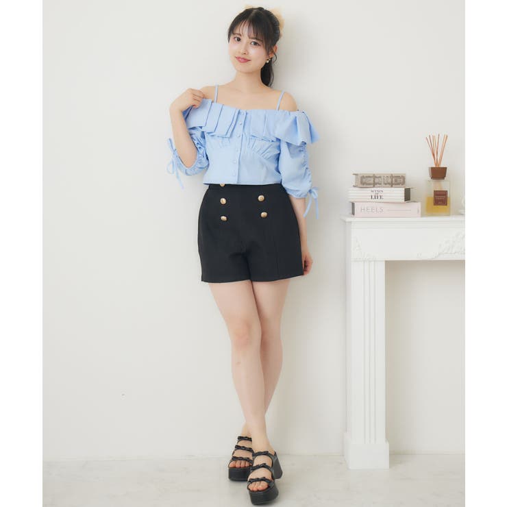 ツイードW釦SPT | RETRO GIRL | 詳細画像6 