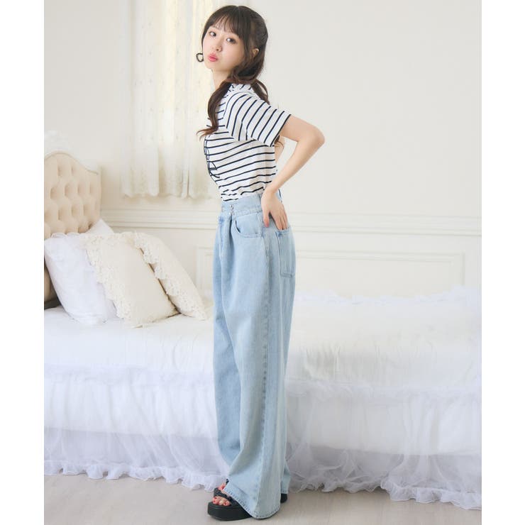 うねうねロゴ刺繍TEE | RETRO GIRL | 詳細画像14 