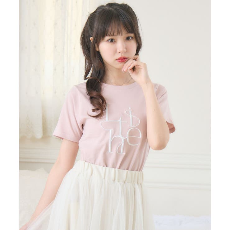うねうねロゴ刺繍TEE | RETRO GIRL | 詳細画像24 