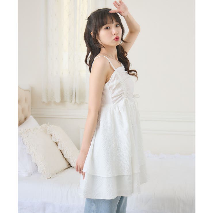 WHT1 | ダブルフリルミニOP | RETRO GIRL