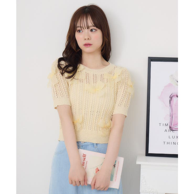 メニーリボンスカシ編みNTPO | RETRO GIRL | 詳細画像10