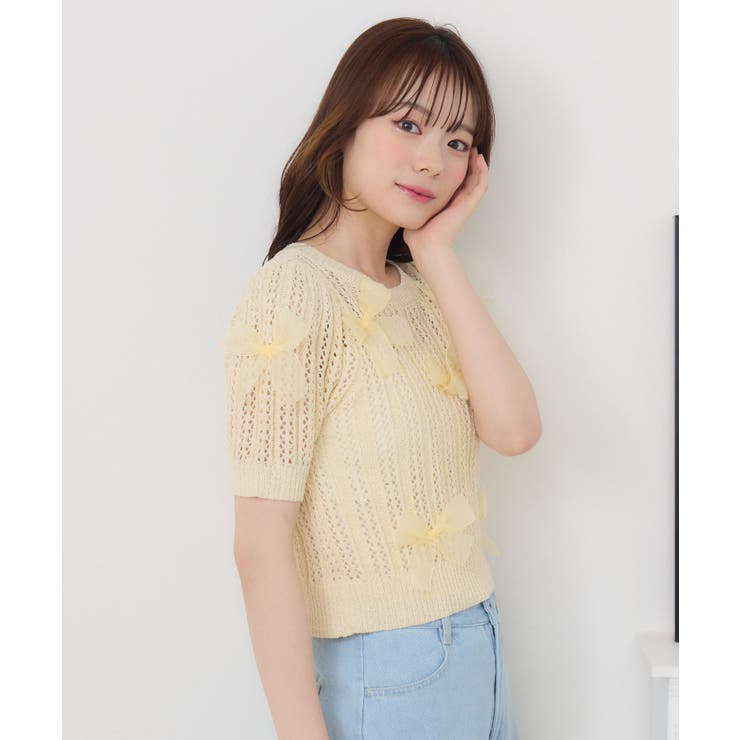 メニーリボンスカシ編みNTPO | RETRO GIRL | 詳細画像16