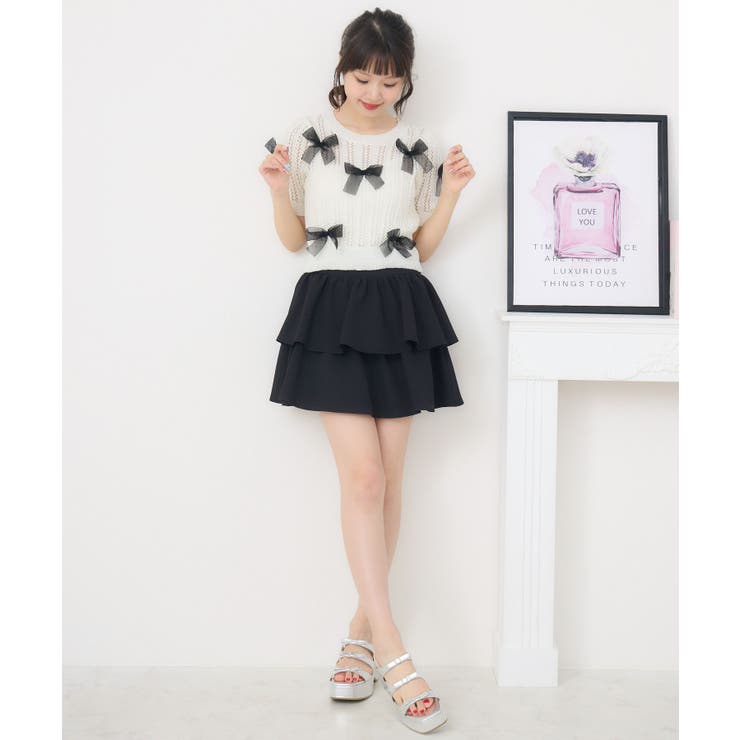 メニーリボンスカシ編みNTPO | RETRO GIRL | 詳細画像2